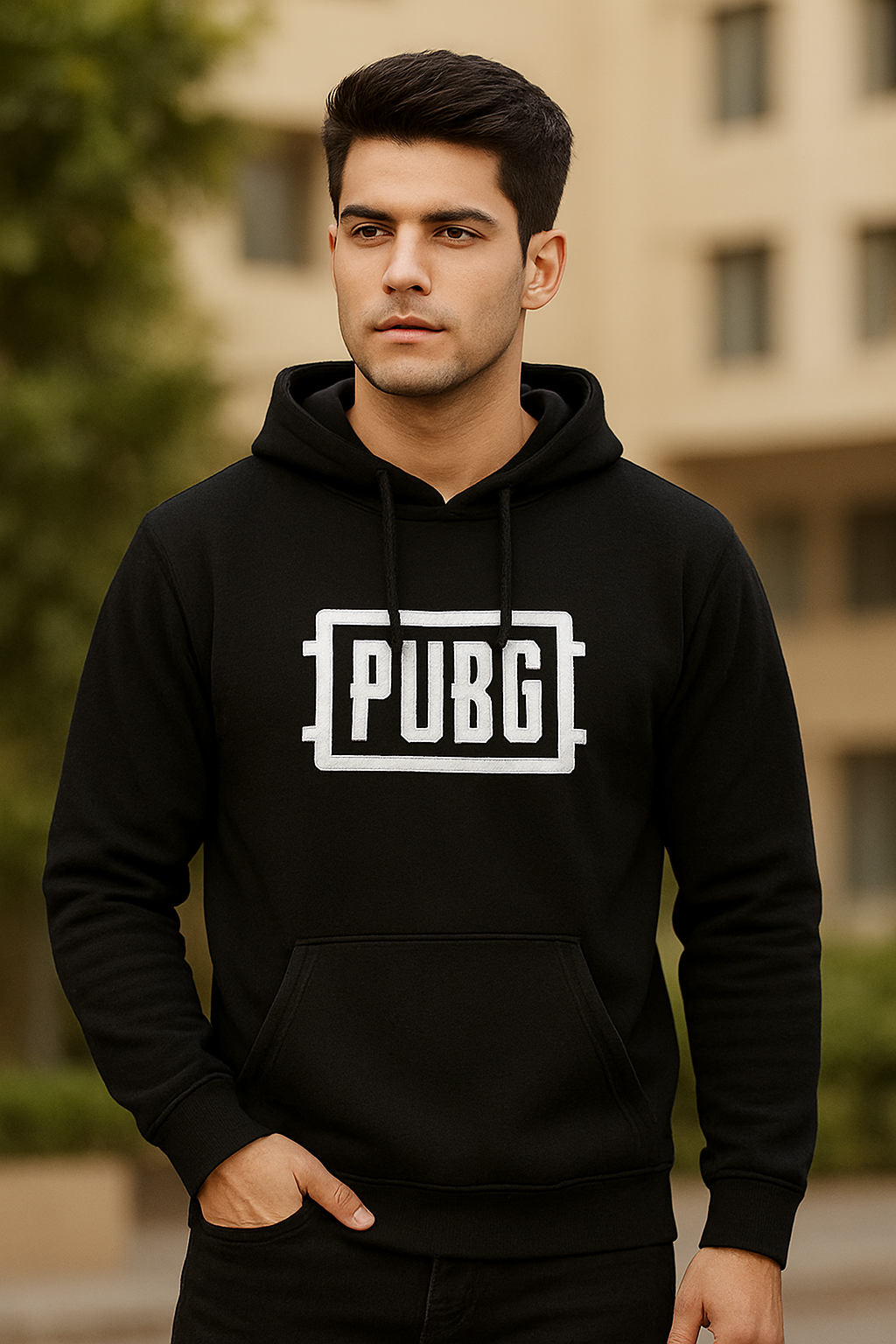 1 Pc Men's Cotton Graphic Sublimation Hoodie